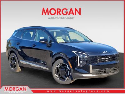 2026 Kia Sportage EX in Black — front three-quarter view