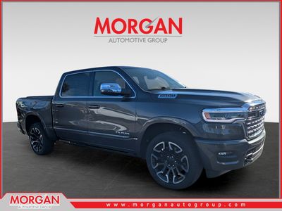 2026 Ram 1500 Limited in Gray — front three-quarter view