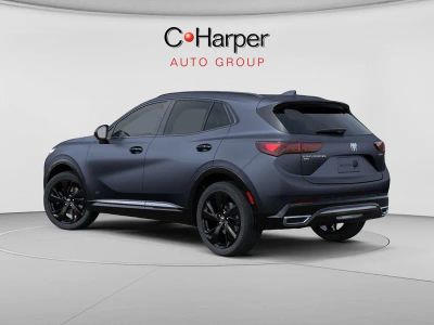 2026 Buick Envision Sport Touring in Quartz Blue Metallic — front three-quarter view