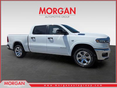 2026 Ram 1500 Big Horn/Lone Star in White — front three-quarter view