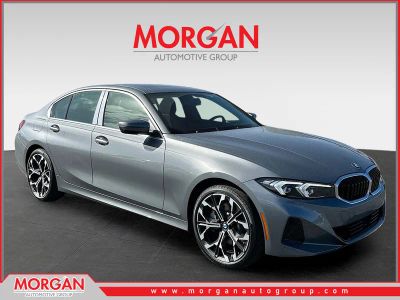 2026 BMW 3 Series 330i in Gray — front three-quarter view