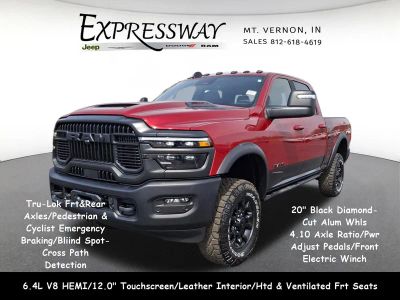 2026 RAM 2500 Power Wagon 4x4 Crew Cab 6'4 Box in Molten Red Pearl-Coat Exterior Paint — front three-quarter view