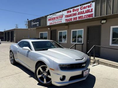 2011 Chevrolet Camaro in Silver — front three-quarter view