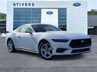 2026 Ford Mustang EcoBoost in White — front three-quarter view