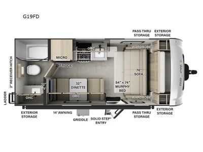 2025 Forest River RV Rockwood GEO Pro — side profile view