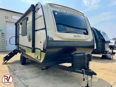 2027 Forest River RV No Boundaries — front three-quarter view