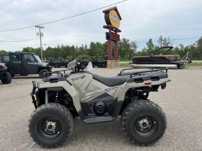 2026 Polaris Sportsman 570 EPS A26SEE57A6 in Desert Sand — front three-quarter view