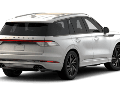 2026 Lincoln Aviator — rear three-quarter view