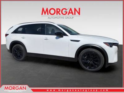 2026 Mazda CX-90 PHEV Premium Sport in Rhodium White Premium — front three-quarter view