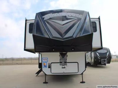 2019 Grand Design 376TH — rear three-quarter view