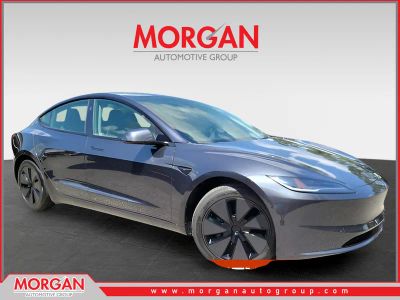 2025 Tesla Model 3 Long Range — front three-quarter view