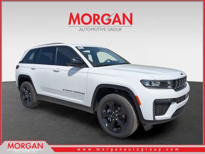 2026 Jeep Grand Cherokee Limited in White/off-white — front three-quarter view