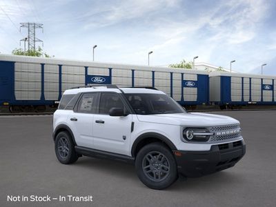 2026 Ford Bronco Sport Big Bend in Space White Metallic — front three-quarter view