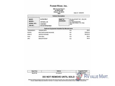 2025 Forest River RV Cherokee Alpha Wolf — photo 30 view