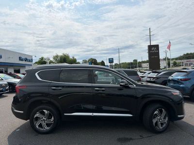 2021 Hyundai Santa Fe — rear three-quarter view
