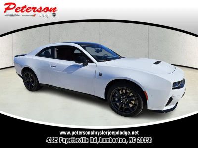 2026 Dodge Charger CHARGER SCAT PACK PLUS 2-DOOR AWD in White Knuckle Exterior Paint — front three-quarter view