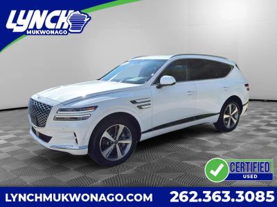 2024 Genesis GV80 2.5T AWD in Uyuni White — front three-quarter view