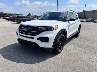 2024 Ford Explorer — rear three-quarter view