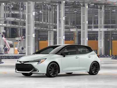 2026 Toyota Corolla Hatchback — rear three-quarter view