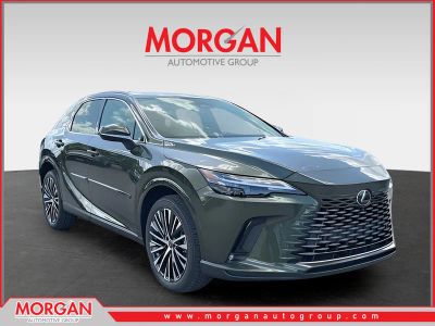 2026 Lexus RX 350 Premium+ in Pear — front three-quarter view