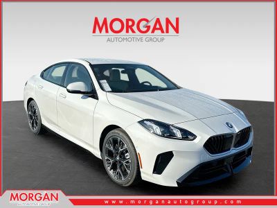 2026 BMW 2 Series 228 Gran Coupe in White — front three-quarter view