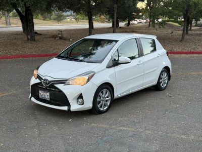 2016 Toyota Yaris in White — front three-quarter view