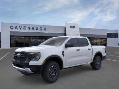 2026 Ford Ranger XLT in Oxford White — front three-quarter view