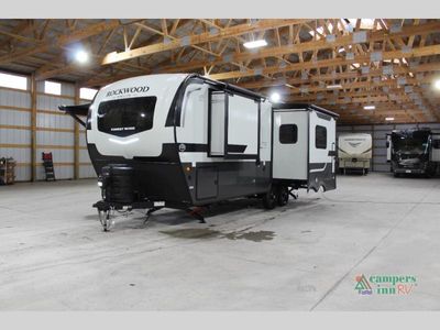 2026 Forest River RV Rockwood Mini Lite — rear three-quarter view