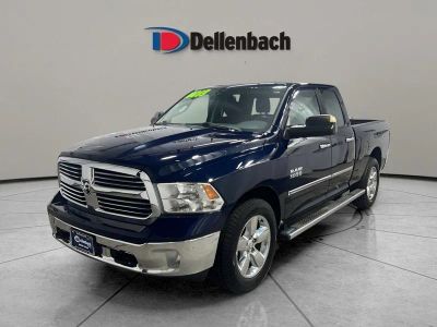 2014 RAM 1500 Big Horn in True Blue Pearlco — front three-quarter view