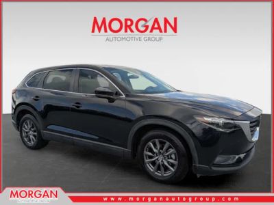 2021 Mazda CX-9 Sport in Black — front three-quarter view