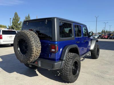 2018 Jeep Wrangler — rear three-quarter view
