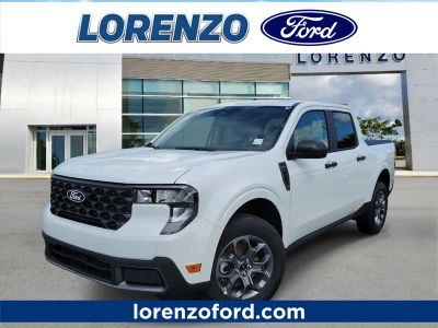 2026 Ford Maverick XLT in Oxford White — front three-quarter view
