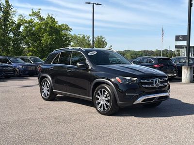 2026 Mercedes-Benz GLE 350 in Obsidian Black Metallic — front three-quarter view