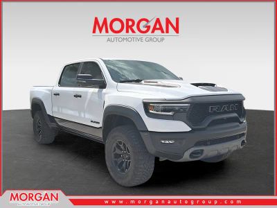 2024 Ram 1500 TRX in Bright White Clearcoat — front three-quarter view