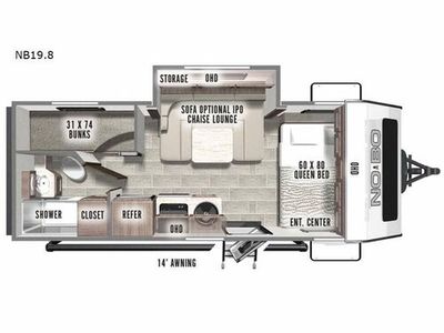 2021 Forest River No Boundaries — interior view