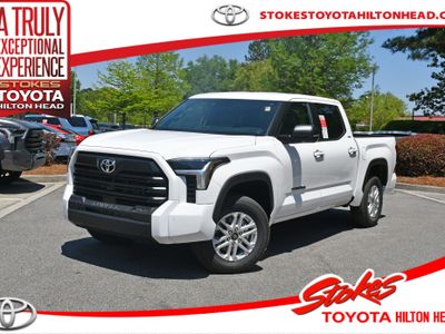 2026 Toyota Tundra SR5 in Ice Cap — front three-quarter view