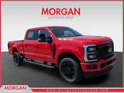 2026 Ford F-250SD Lariat in Red — front three-quarter view