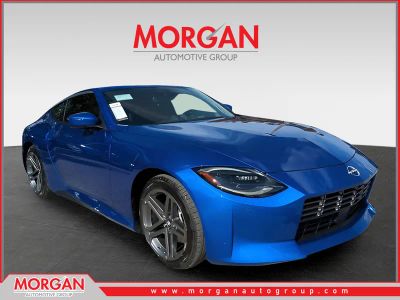 2026 Nissan Z Sport in Blue — front three-quarter view