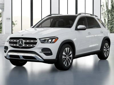 2026 Mercedes-Benz GLE 350 in Polar White — front three-quarter view