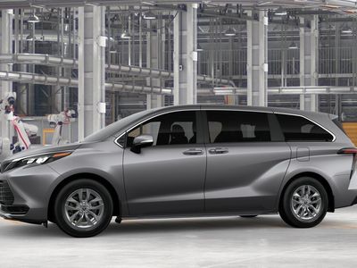 2026 Toyota Sienna — rear three-quarter view