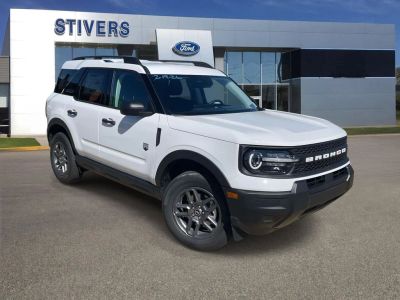 2026 Ford Bronco Sport Big Bend 5 Door SUV, SUV &amp; Crossovers in Oxford White — front three-quarter view
