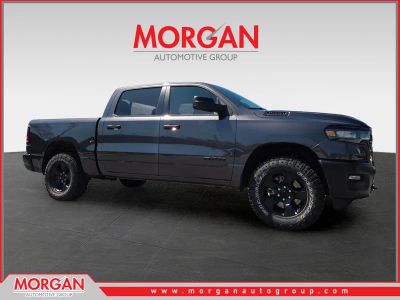 2026 Ram 1500 Warlock in Gray — front three-quarter view