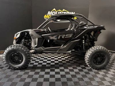 2026 Can-Am® Maverick X3 X rs Turbo RR Triple Black_4.5 in — front three-quarter view