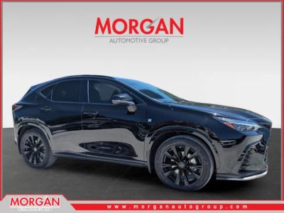 2022 Lexus NX 350 F SPORT Handling in Caviar — front three-quarter view