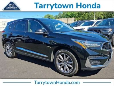 2021 Acura RDX Technology Package SH-AWD in Majestic Black Pearl — front three-quarter view