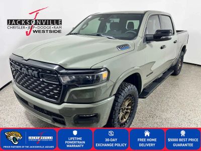 2026 RAM 1500 Big Horn in Canyon Lake Exterior Paint — front three-quarter view