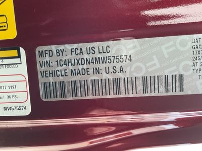 2021 Jeep Wrangler Unlimited — photo 23 view