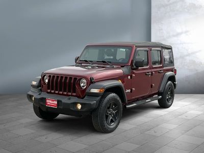2021 Jeep Wrangler Unlimited — front three-quarter view