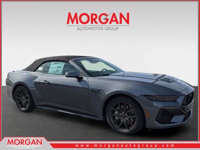 2026 Ford Mustang GT Premium in Gray — front three-quarter view