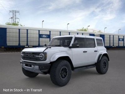 2026 Ford Bronco Raptor in Oxford White — front three-quarter view